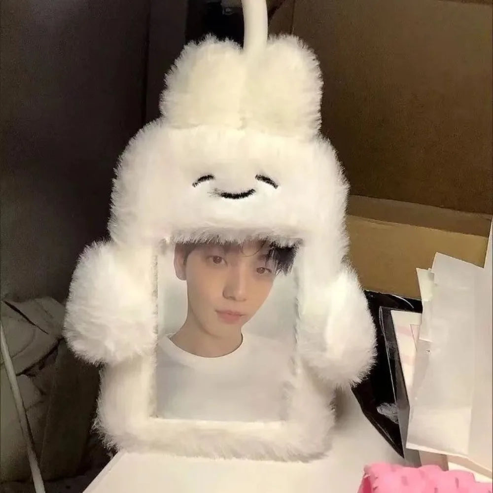 Cartoon Cute Plush Photocard Case Cartoon Bag Keychain Fox Photocard Case Student Card Holder Idol Photos Protective Cover