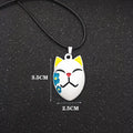 demon slayer pendants key chaintanjiro zodiac rabbit mask y2k accessories cartoon anime metal pendant men cosplay halloween gift