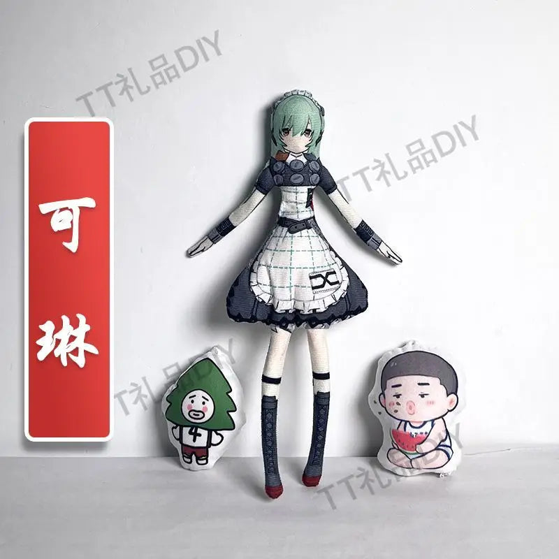 Game Zenless Zone Zero Wise Belle Nicole Demara Von Lycaon Cosplay Doll Plush Stuffed Dolls Abstract Twistable Wire Accessories