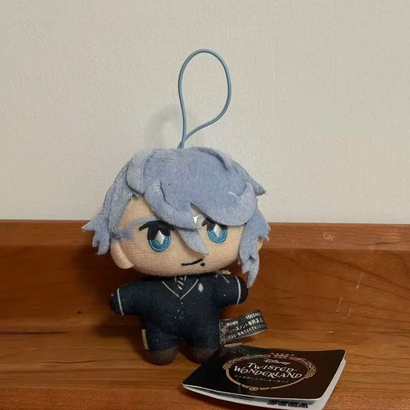 New 10cm Trey Kalim Plush Twisted Wonderland Plush Toy Leona Kingscholar Soft Stuffed Dolls for Boys Peluche Plush Keychain