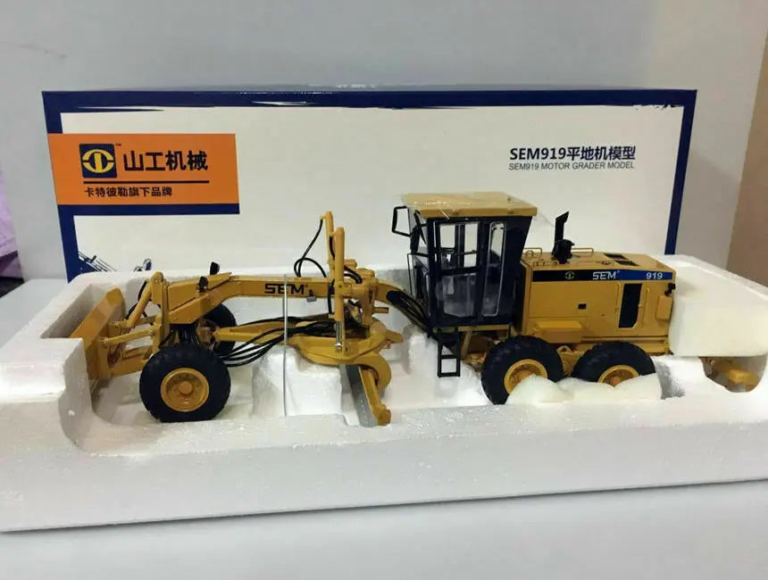 SG Model SEM919 Motor Grader Construction Machinery 1/35 Scale DieCast Model New