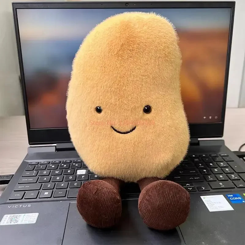 Jellycat Fun Vegetable Potato Plush Toy Pickled Cucumber Coffee Bean Doll Creative Personality Soothing Doll Girl Birthday Gift