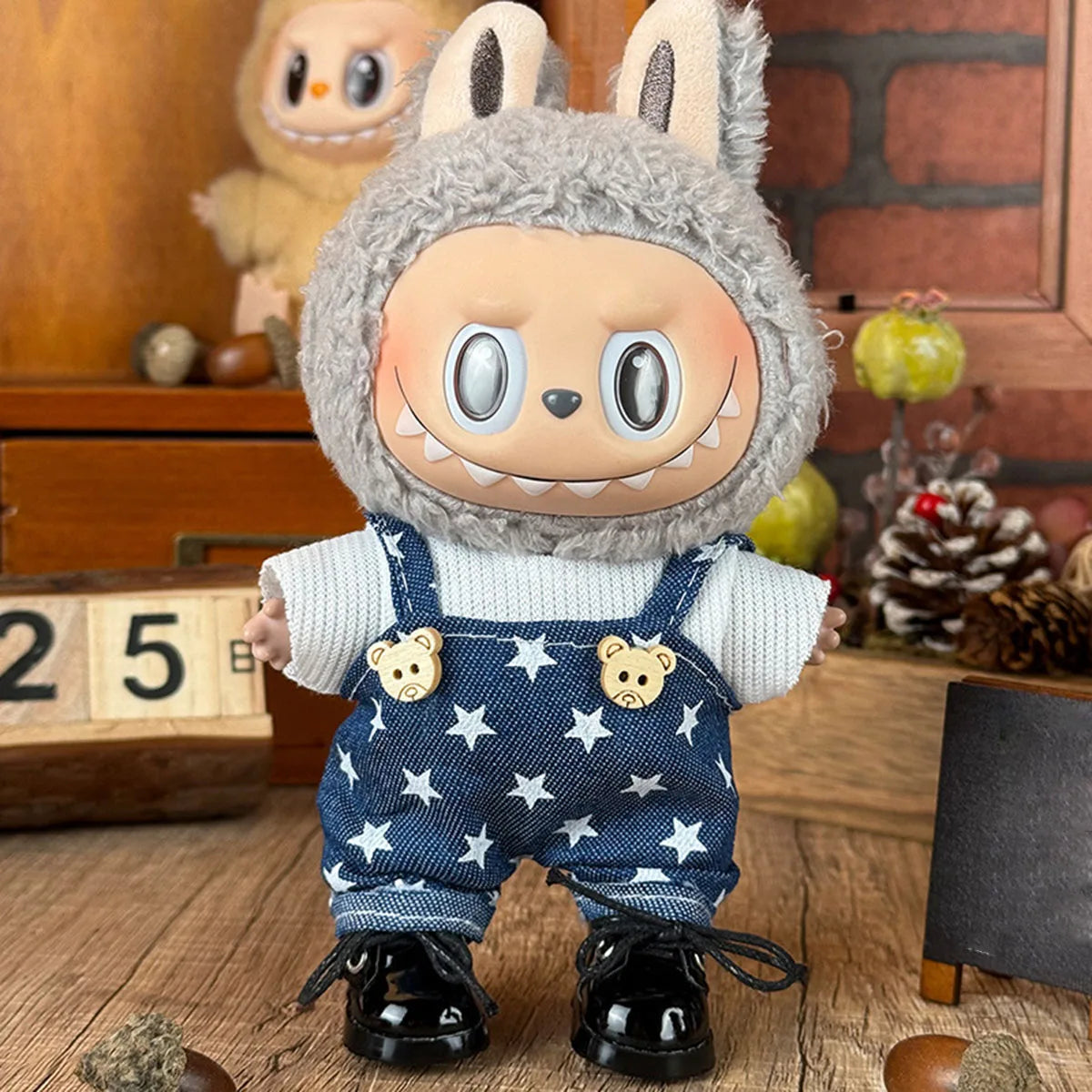 Cute Mini Doll's Clothes Outfit Accessories for Labubu v1/v2 Clothes Set Decoration Kid Toy Gift