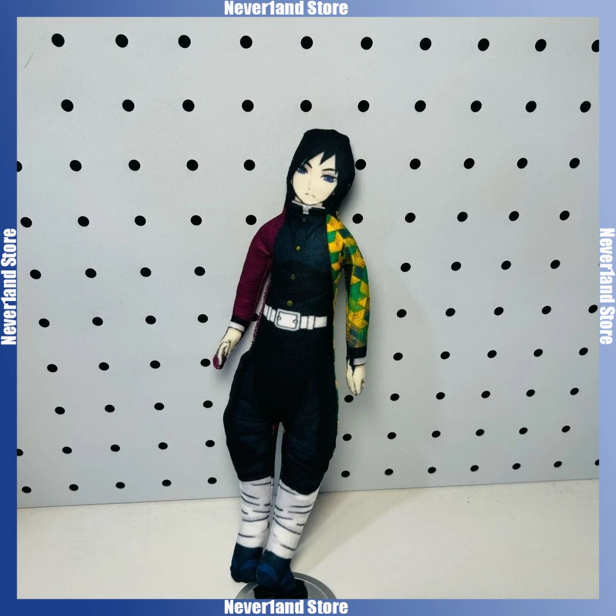 Anime Demon Slayer Plush Cotton Stuffed Doll cartoon Tanjirou Sanemi Giyuu Slender Twistable Shape Abstract Model Decoration