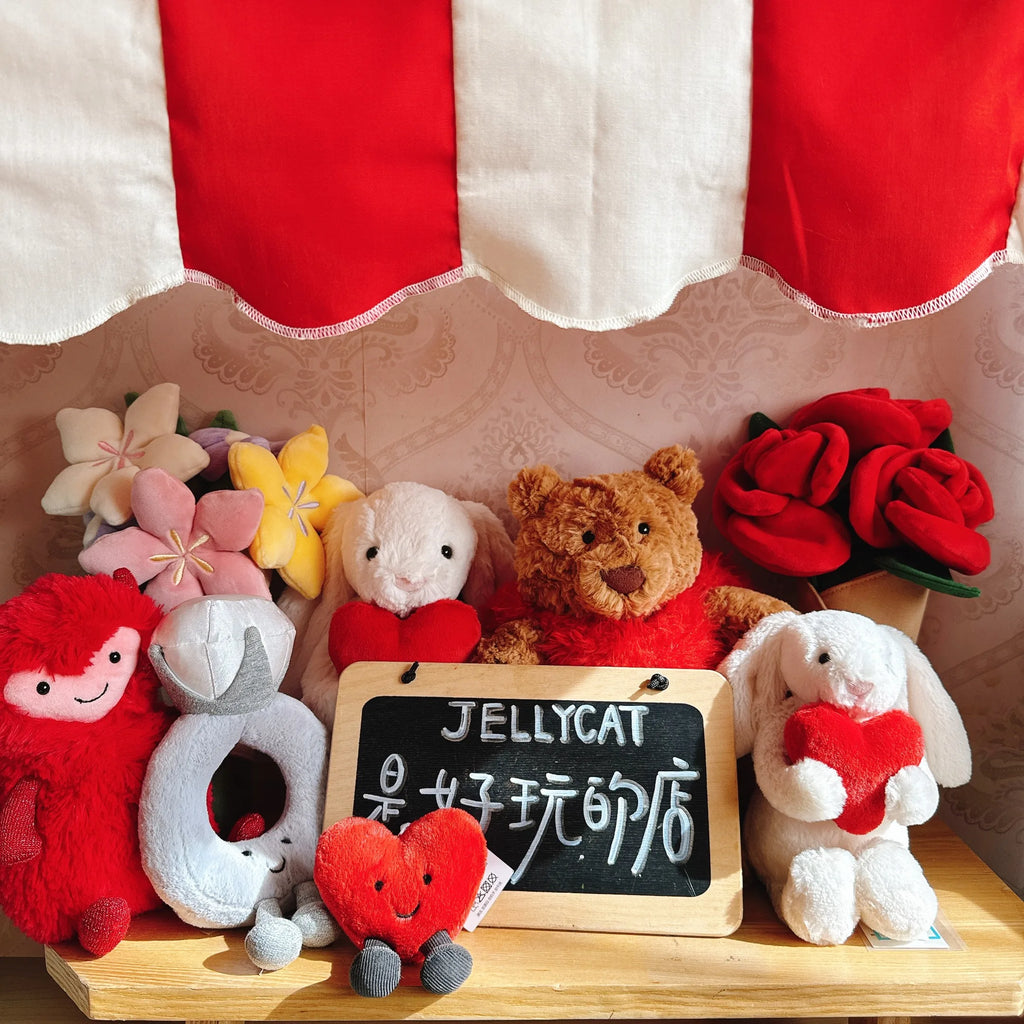 Jelly and Cat Rose Bouquet Hand Bouquet Engagement Wedding Birthday Valentine's Day Gift Plush Toy Cartoon Cute Gift Doll