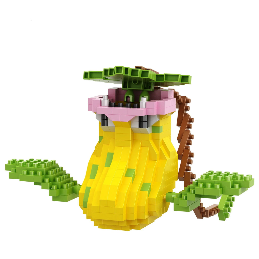 DIY Pokemon Blocks Small Cartoon Mini Building Block Pikachu Charizard Eevee Mewtwo Anime Assemble Action Model Dolls Toys