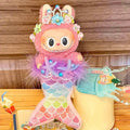 17CM Doll Clothes Mermaid Style Suitable for Labubu Accessories Doll Clothes Dress Humanoid Doll Costume Game Girl Gift