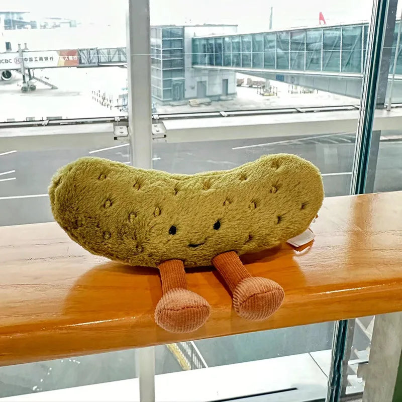Jellycat Fun Vegetable Potato Plush Toy Pickled Cucumber Coffee Bean Doll Creative Personality Soothing Doll Girl Birthday Gift