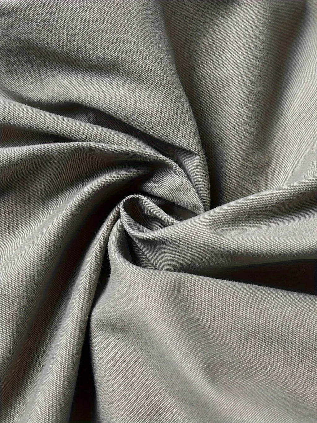 Cotton Cargo Shorts Men's Lightweight Breathable Solid Color Drawstring Waist with Zipper Pockets Casual Summer Short Pants