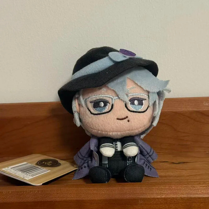 New 10cm Trey Kalim Plush Twisted Wonderland Plush Toy Leona Kingscholar Soft Stuffed Dolls for Boys Peluche Plush Keychain