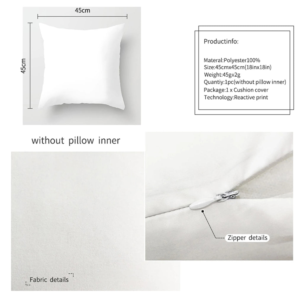 Colorful Creative Pillowcase Car Decoration Living Room Office Home Pillowcase