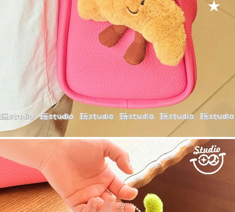 cute Doll kawaii Plush Toy Pendant Keychain kawaii backpack Girl Gift