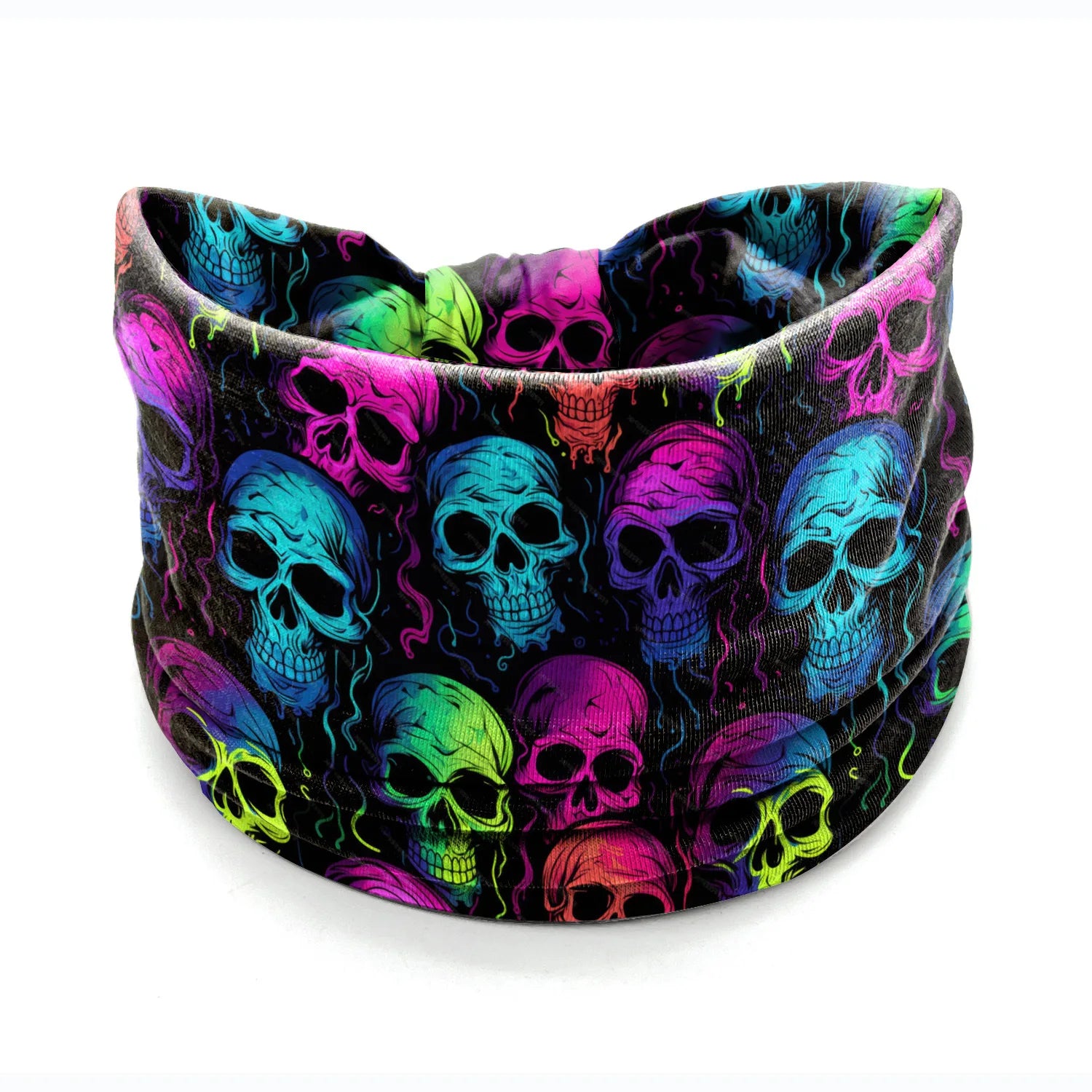 Halloween Headbands For Women Wide Turban Dress Up Costume Headwraps Pumpkin Spider Web Bad Skeleton Hair Band