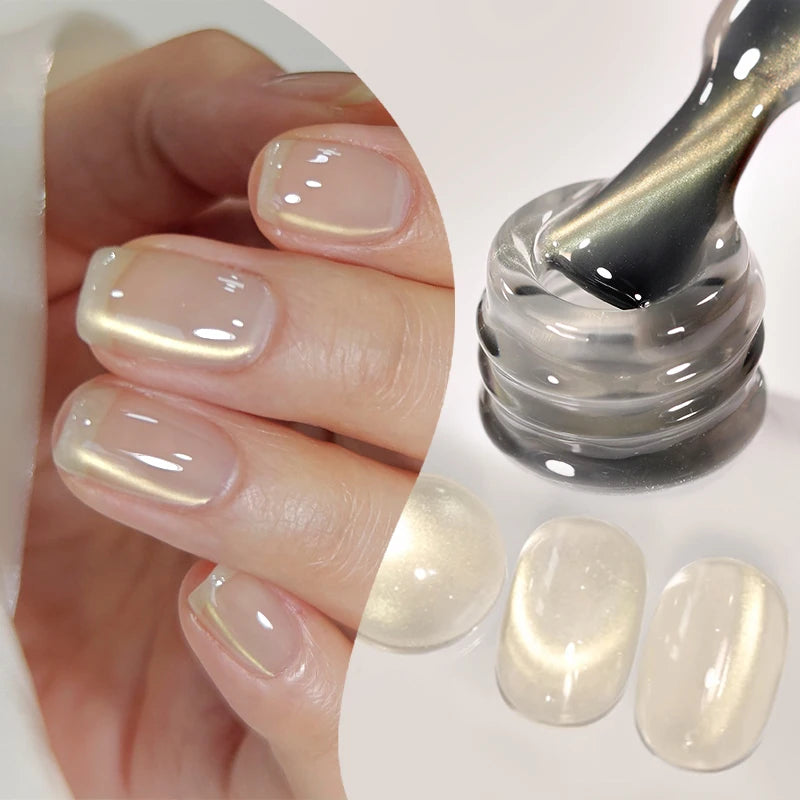 BORN PRETTY 10ml Pink Water Light Cat Magnetic Gel Polish Spaking Glitter UV LED Soak Off Gel Varnish Crystal DIY Manicure