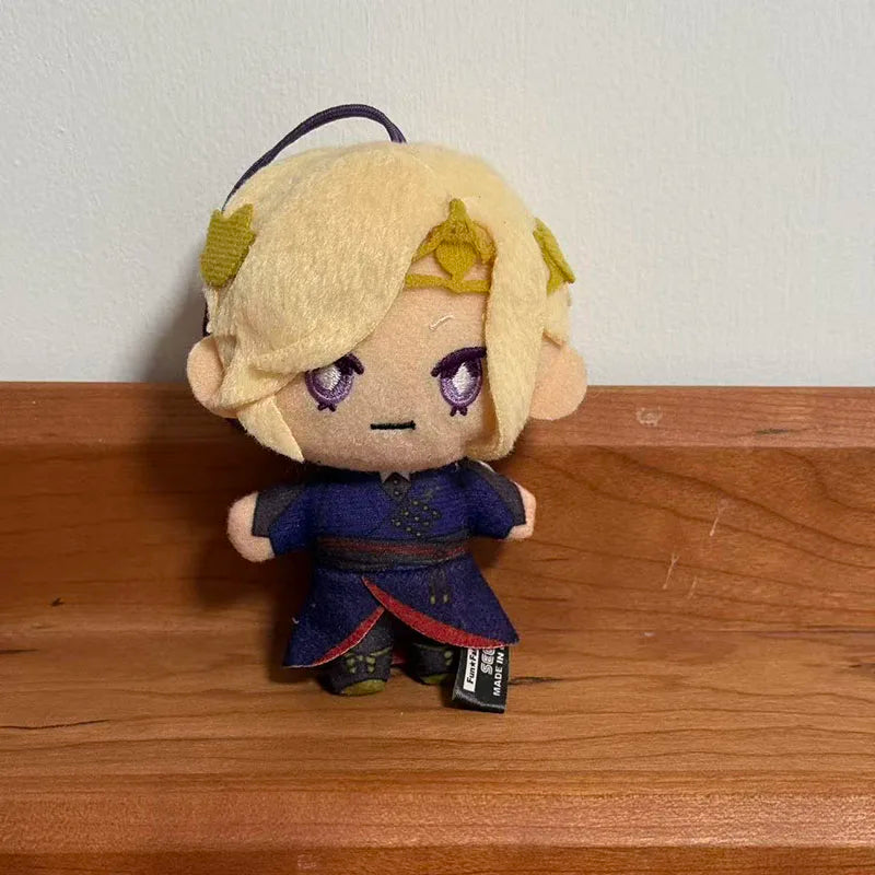 New 10cm Trey Kalim Plush Twisted Wonderland Plush Toy Leona Kingscholar Soft Stuffed Dolls for Boys Peluche Plush Keychain