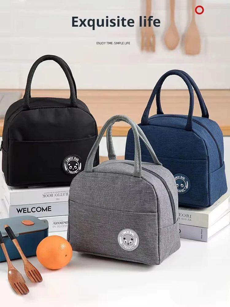 Insulated Lunch Bag Insulation Bento Pack Aluminum Foil Rice Bag Meal Pack Ice Pack Student Bento Lunch Handbag Insulation