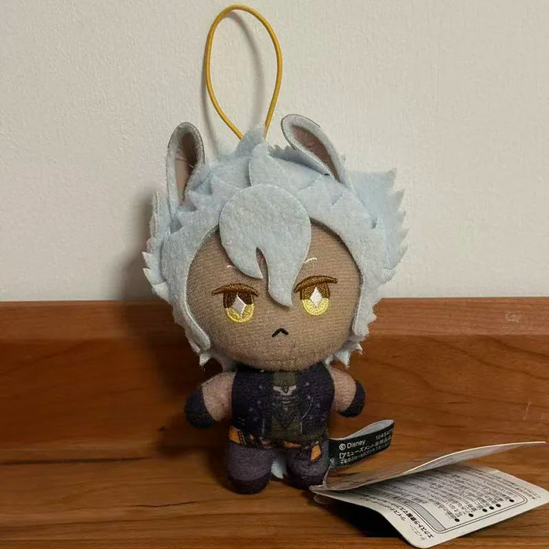 New 10cm Trey Kalim Plush Twisted Wonderland Plush Toy Leona Kingscholar Soft Stuffed Dolls for Boys Peluche Plush Keychain