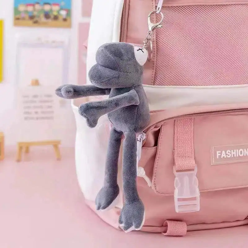 Fashion Frog Plush Doll Pendant Doll Wholesale Stall Doll Bag Key Chain Plush Toy