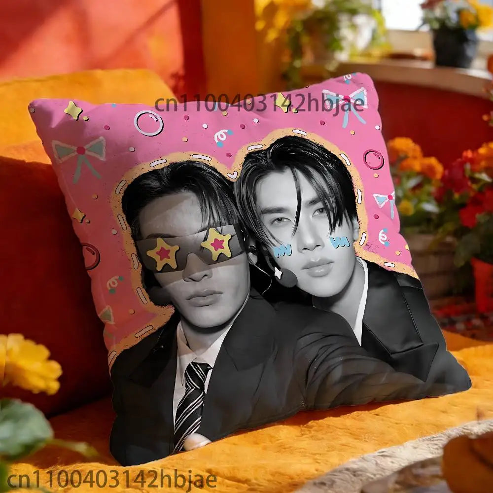 Thai CP JoongDunk Pillow Case For Sofa Decor Car Office Room Printing Cushion Cover Decorations and Protector