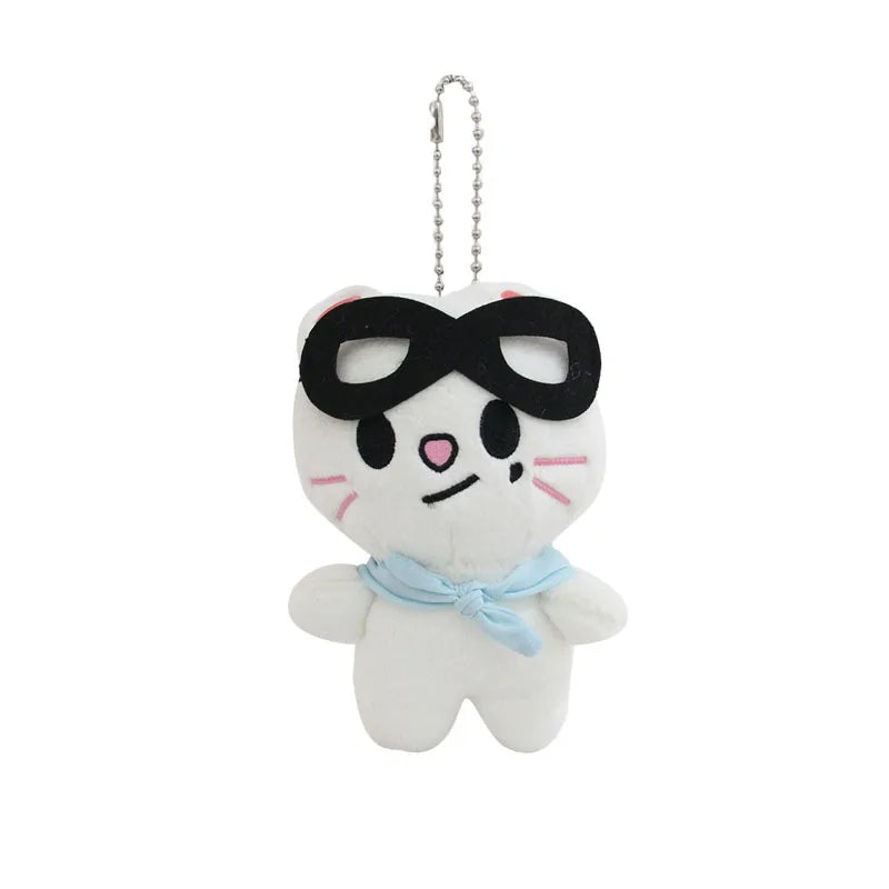 10cm Pilot5 Fm Plush Doll Toy Field Li Longfu Keychain Kawaii Anime Stuffed Animals Plus Toys Gifts