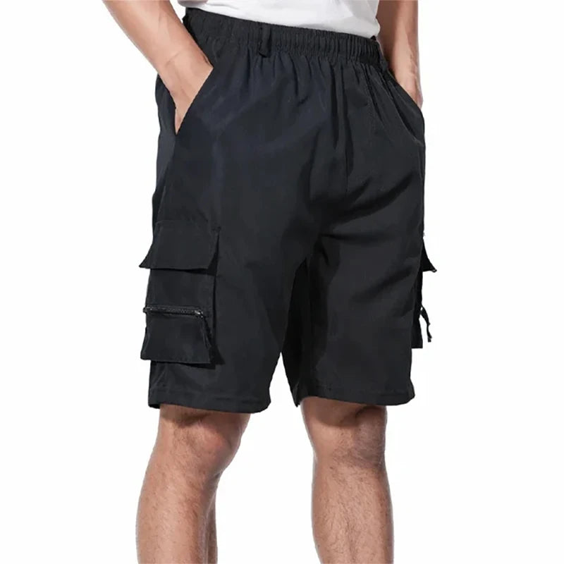 Lightweight Tactical Shorts Mens Casual Cargo Short Pants Summer Multi-Pockets Workwear Outdoor Sports Running Essentials Shorts