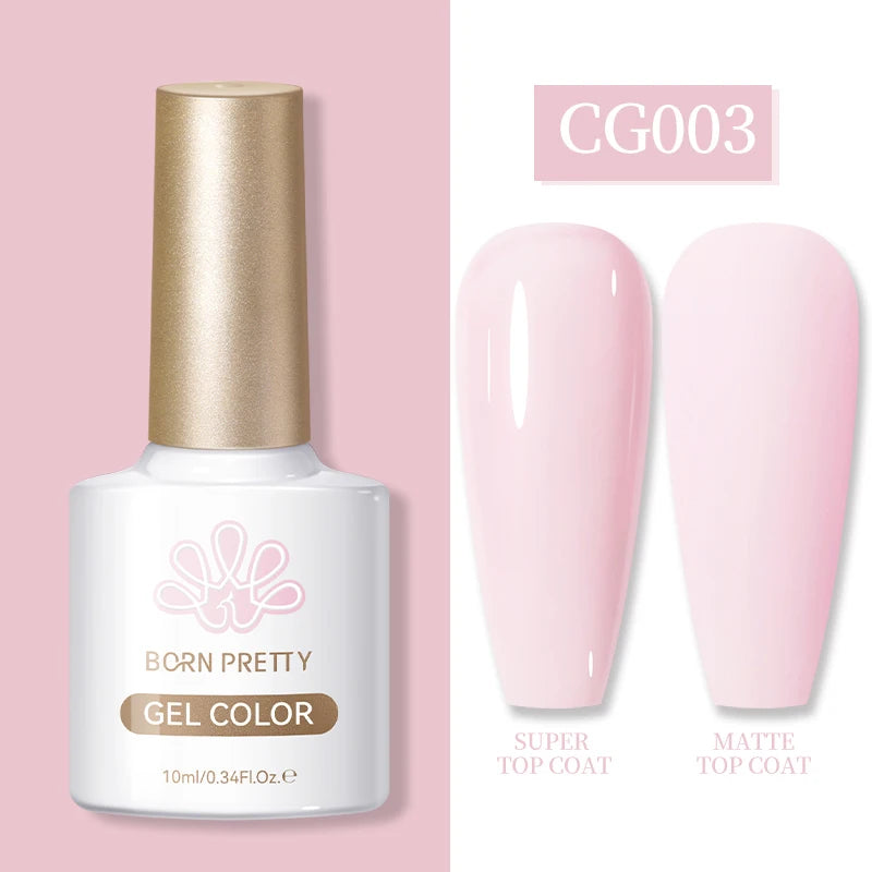BORN PRETTY  Matte Top Coat Gel Polish 10ml Full Coverage Long Lasting Gorgeous Color Soak Off UV LED Nail Art Salon DIY Home