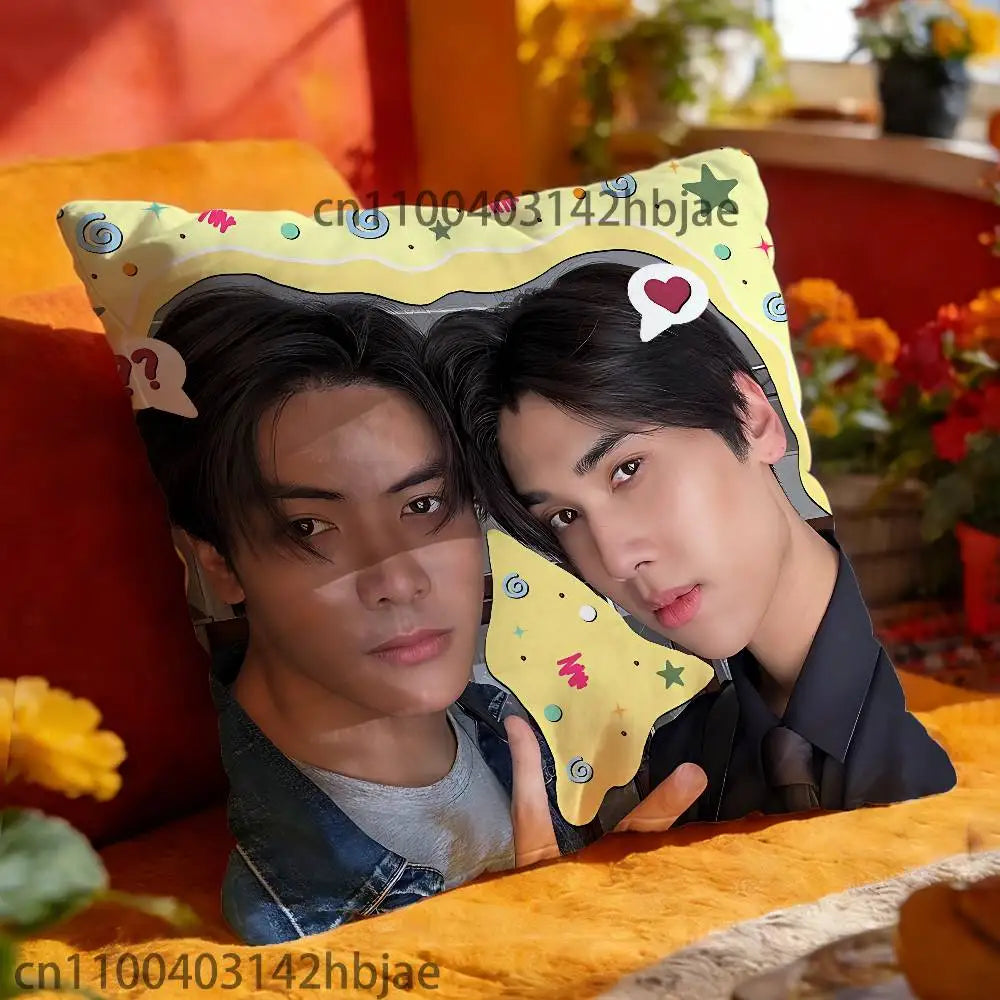 Thai CP JoongDunk Pillow Case For Sofa Decor Car Office Room Printing Cushion Cover Decorations and Protector