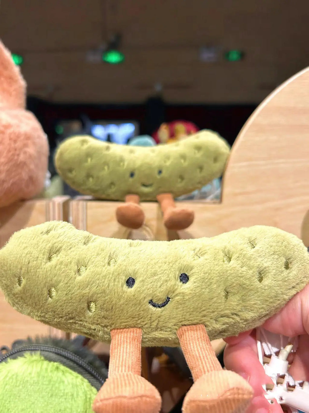 2025 Soft Plush Pickled Cucumber Toys Kawaii Cartoon Dolls Children'S Room Decoration Cushions Pillows Gifts Plush Toy With Legs