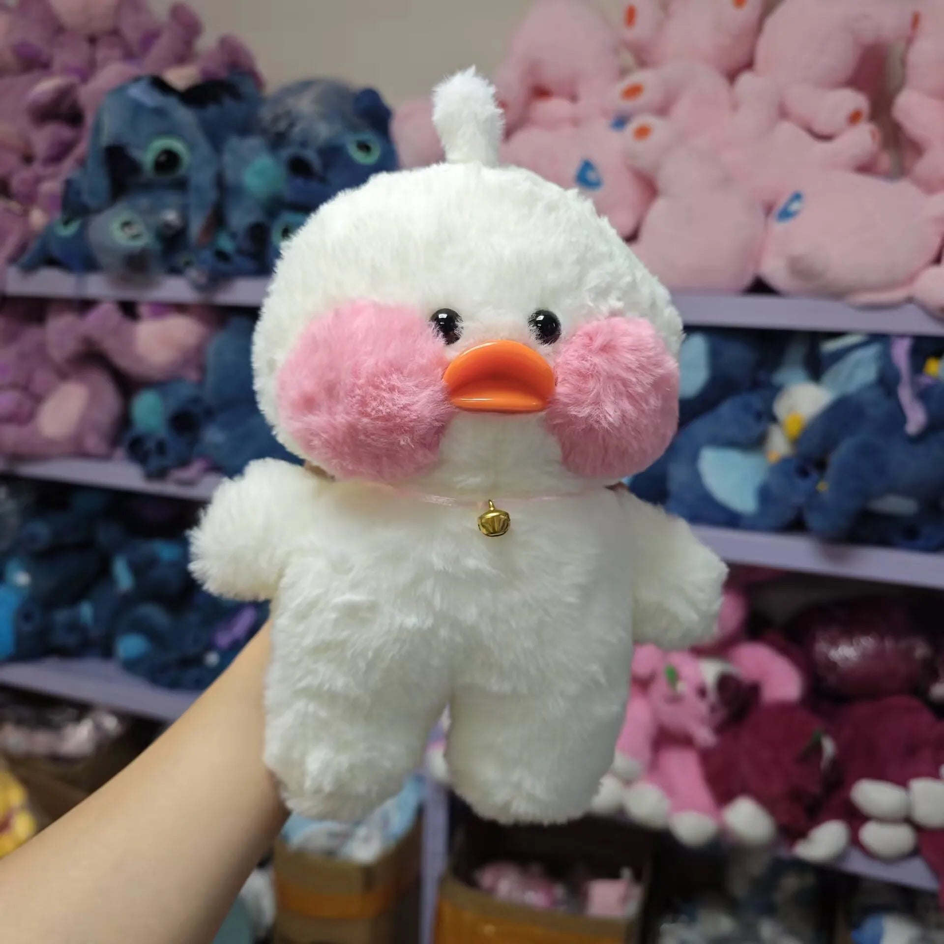 30cm Kawaii Lalafanfan Duck Plush Doll Lalafanfan Duck Plush Toy Soft Stuffed Animal Doll Room Decor Girls Birthday Xmas Gifts