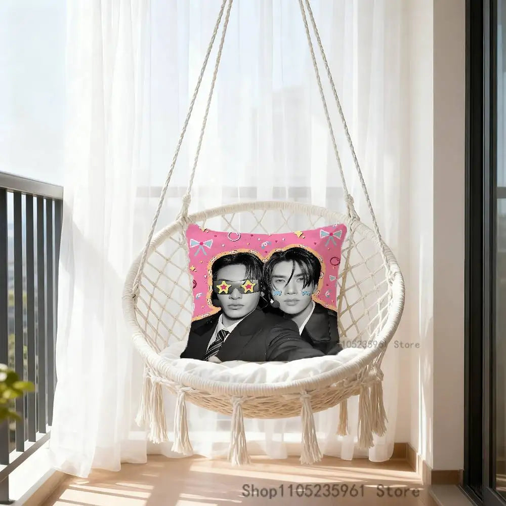 Thai CP JoongDunk Pillow Case For Sofa Decor Car Office Room Printing Cushion Cover Decorations and Protector