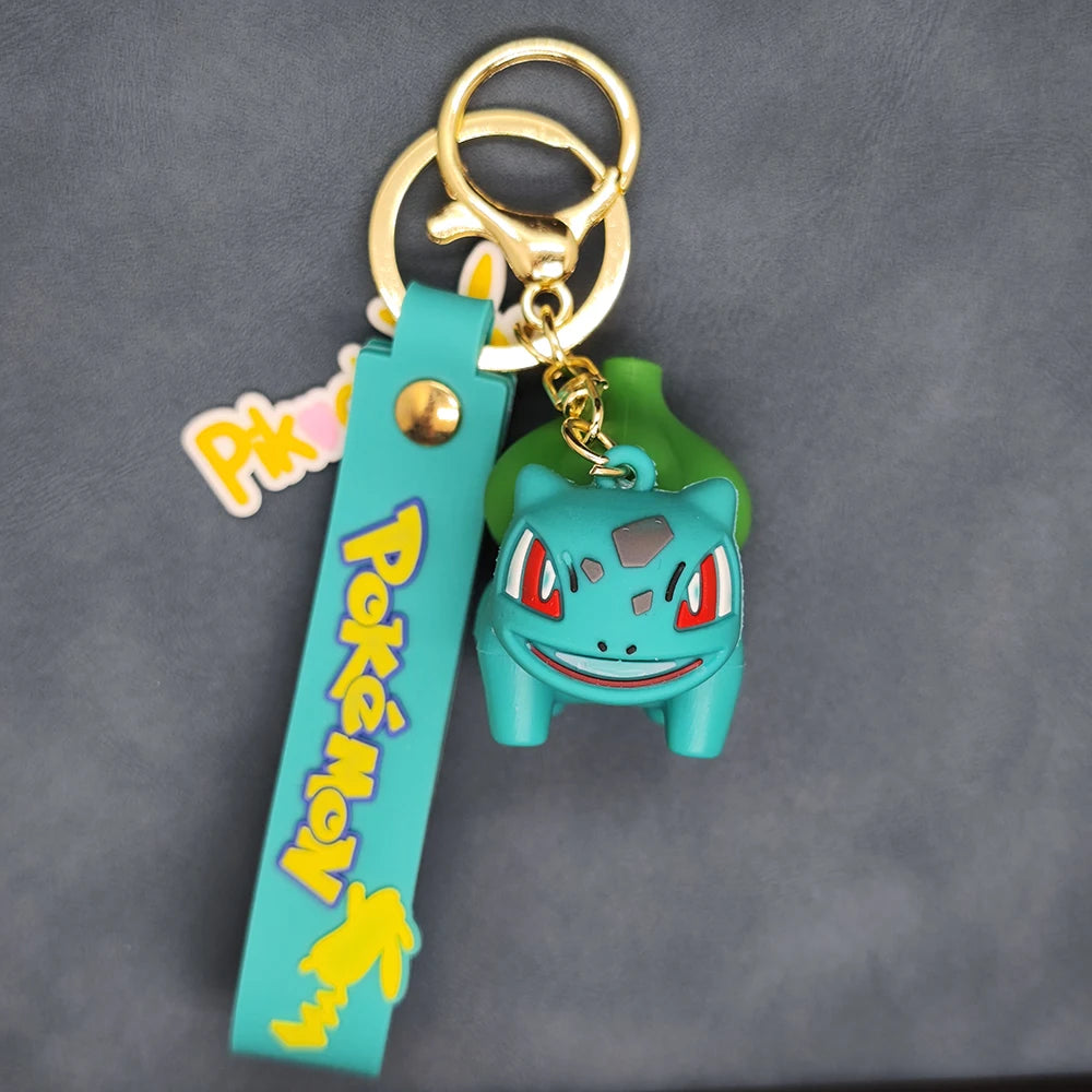 2024 the New Pokemon Keychain Pikachu Koda Duck Pendant Jewelry Figurines Doll Cartoon