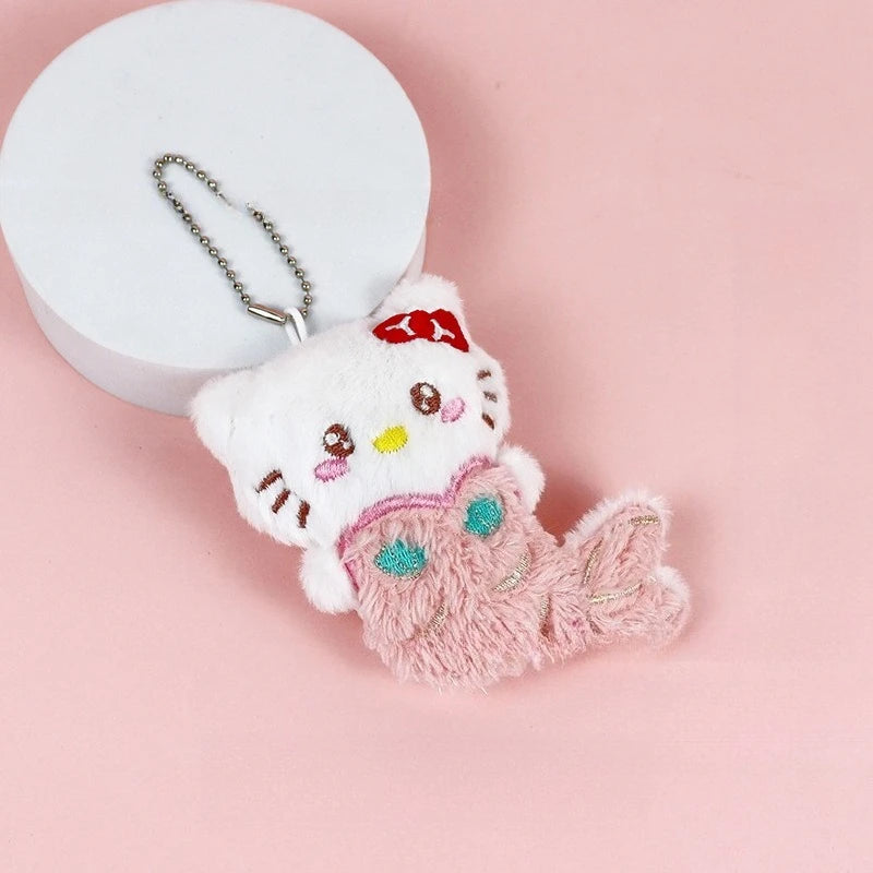 Miniso Halloween decorations Little Demon Sanrio Plush pendant Apiao style Kulomi bag hanging decoration