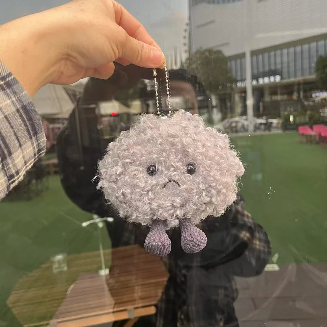 Jelly Cat 10cm Sad Clouds 10cm Pendant 10cm Gray Clouds Package Doll Companion Ornaments Pet Toys Interactive Gifts