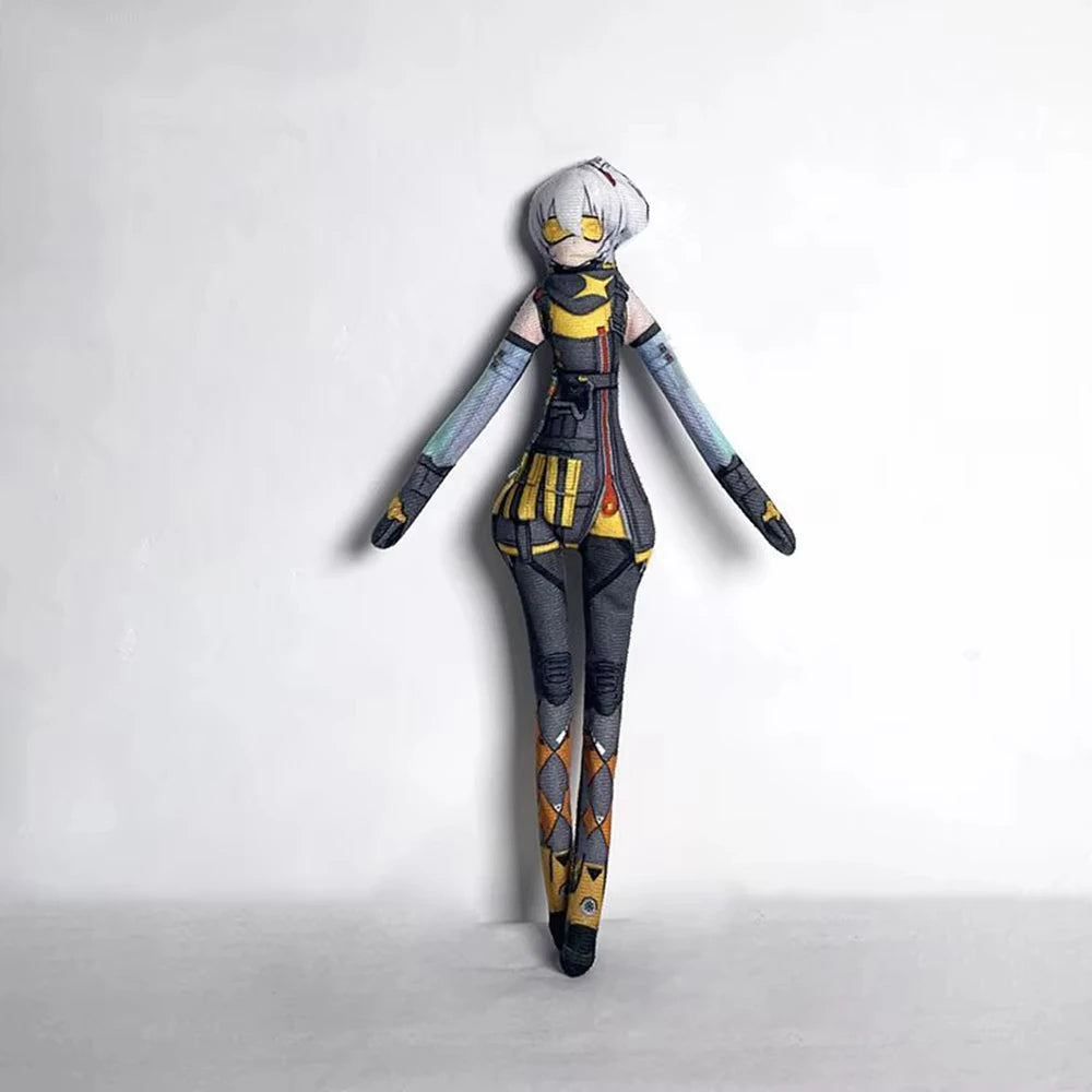 Game Zenless Zone Zero Wise Belle Nicole Demara Von Lycaon Cosplay Doll Plush Stuffed Dolls Abstract Twistable Wire Accessories