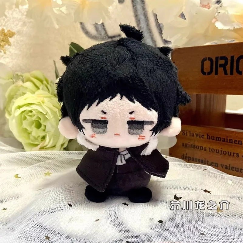 10cm Dostoevsky Pendant Plush Dolls Mini Soft Bungo Stray Dogs Keychain Bag Dolls Edogawa Rampo Plush Toys Dazai Osamu XMAS Gift