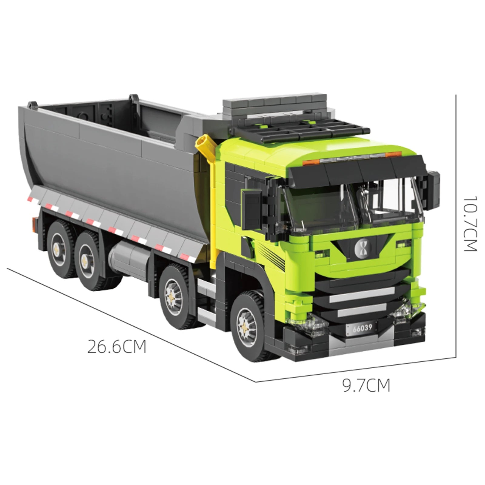 349PCS Crane Truck Truck-Mounted Crane MOC Building Blocks Engineering Vehicle Truck Transport Car Model Bricks Toys Gifts 66023