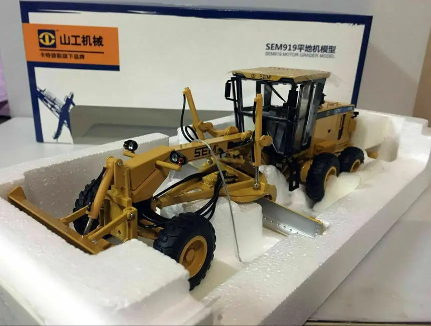 SG Model SEM919 Motor Grader Construction Machinery 1/35 Scale DieCast Model New