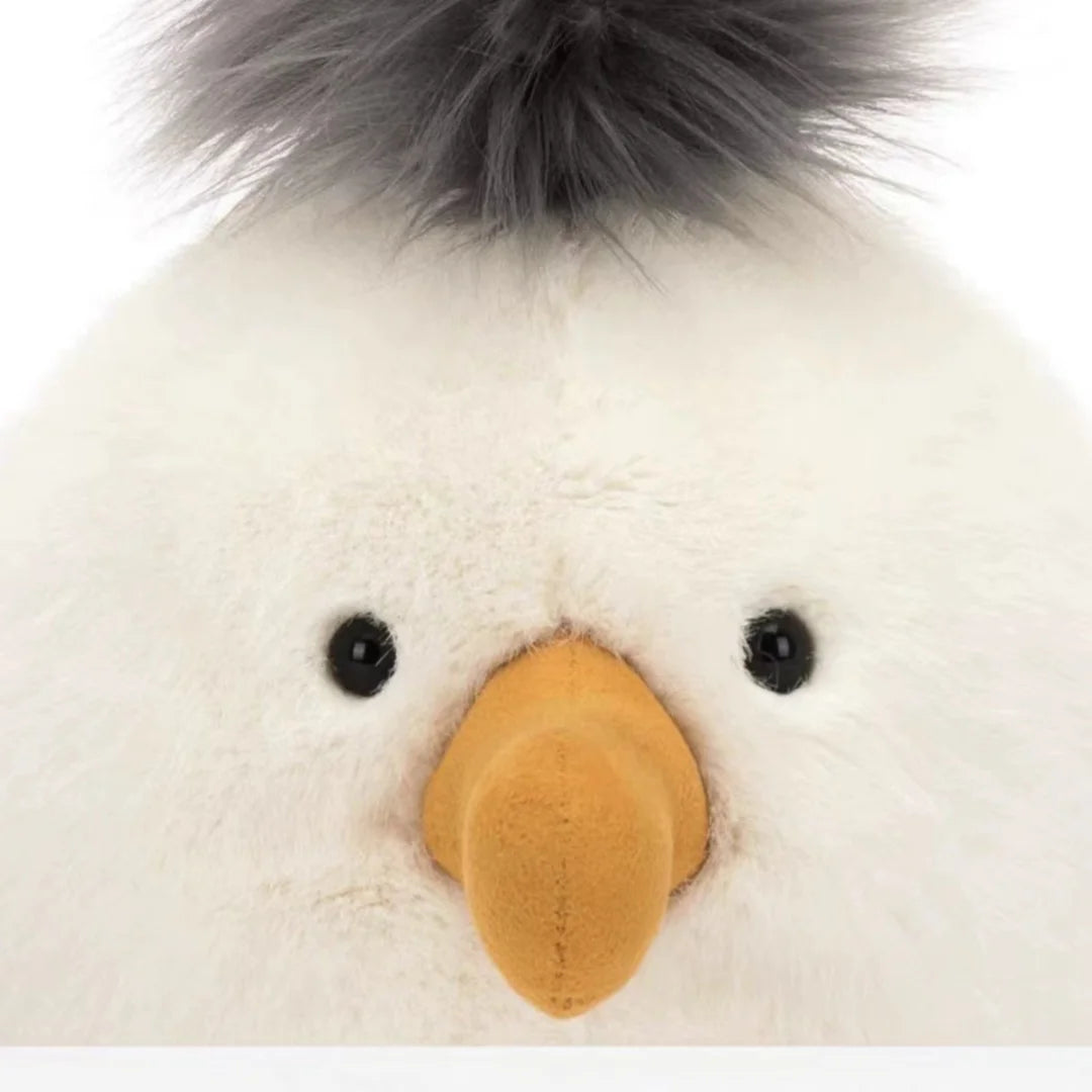 25CM Lovely Cartoon Anime Seagull Bird Animal Stuffed Plush Toys Kawaii Seagull Handmade Dolls Cute Holiday Gifts for Children