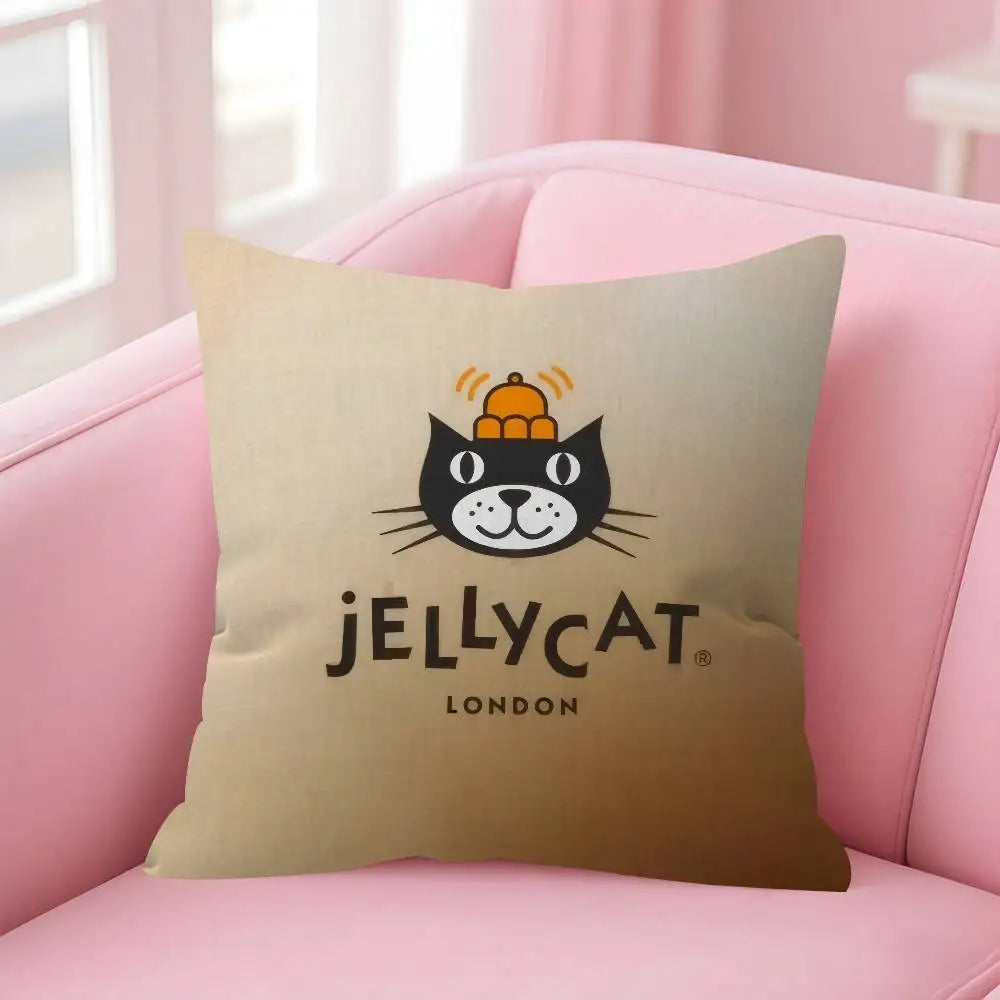 Cute Cartoon J-JellycatS Anime(1)  Maple Design Cushion Cover Happy Autumn Harvest decor Holiday Decorati Pillow Cover