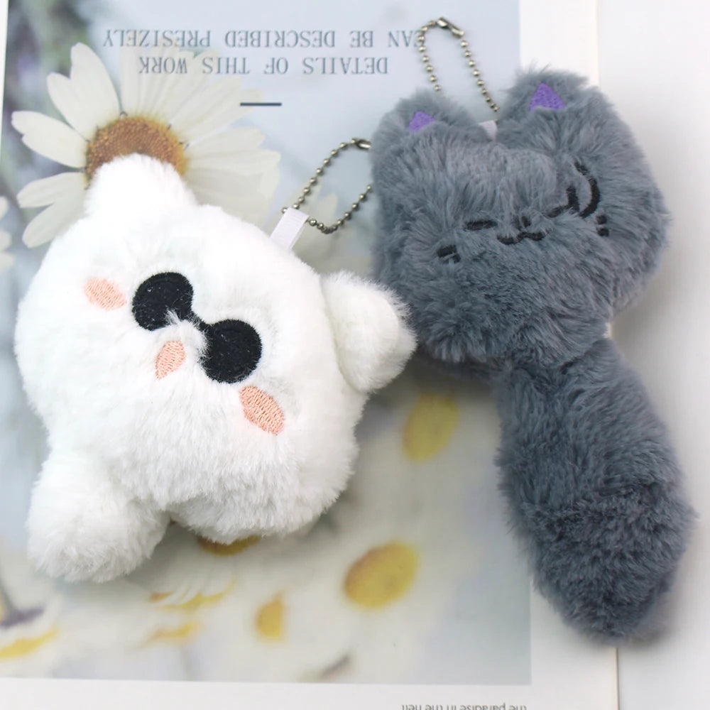Anime Keychain Geto Suguru and Satoru Gojo Plush Cosplay Pendant Keyrings Accessories Key Chains Fans Gifts