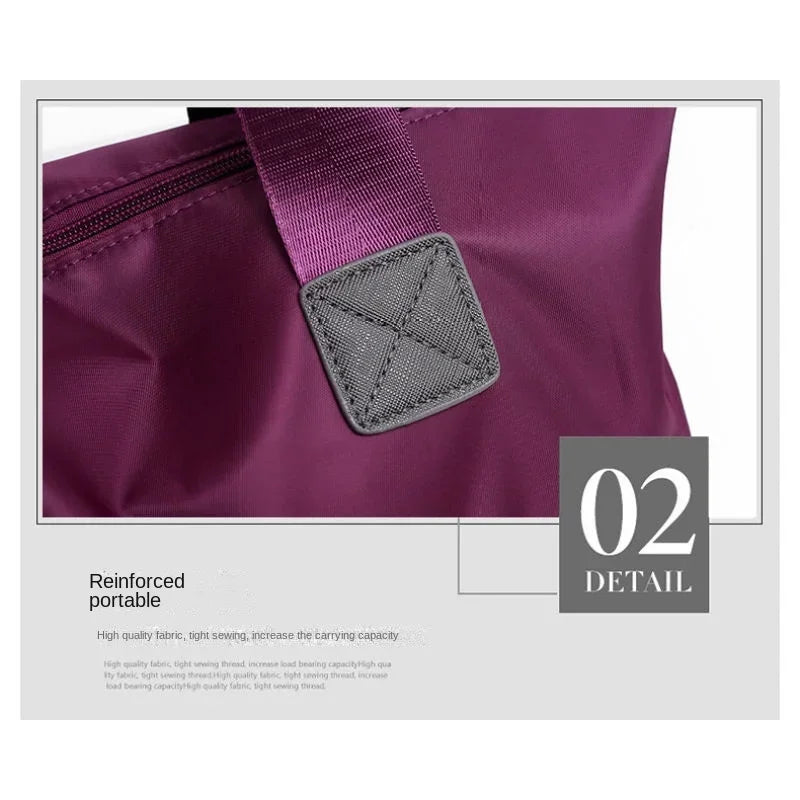 New Women's Casual Fashion Mommy Bag Oxford Handbag Large Capacity Waterproof Travel Bag