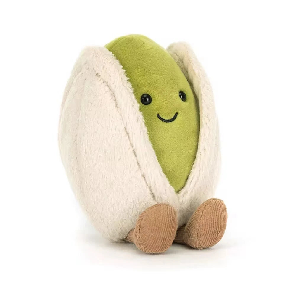 JELLYCAT 12cm Pistachio Nut Plushies Lovely Stuffed Pistachio Doll Living Room Decoration Household Cute Plush Toy Birthday Gift