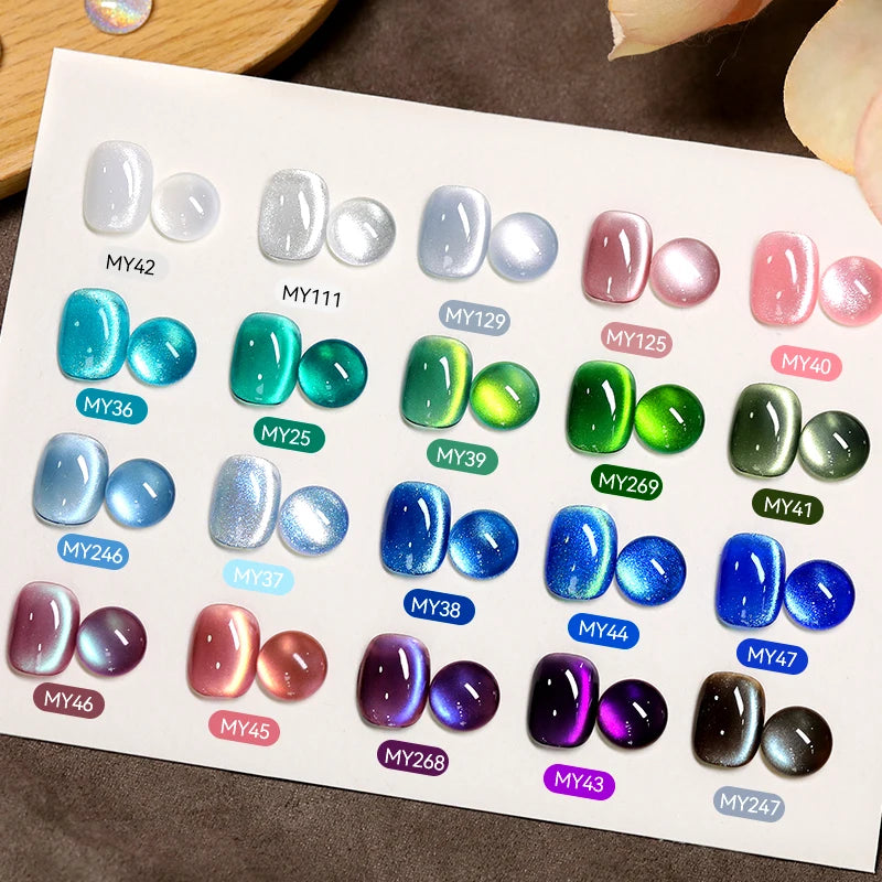 BORN PRETTY Cat Magnetic Gel Nail Polish 10ml Crystal Holographics Glass Bead Semi Permanent Soak Off UV LED Nail Art Manicure