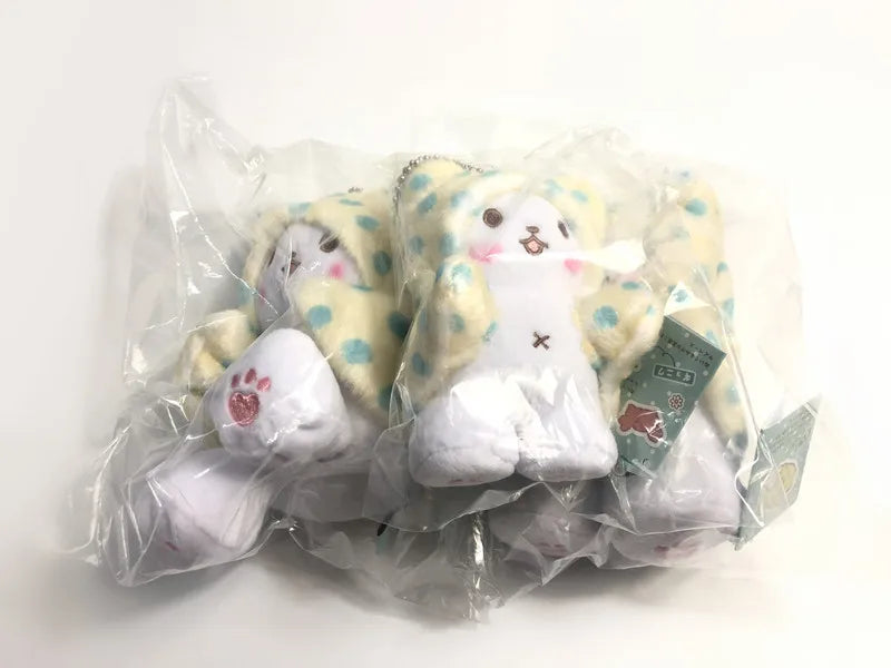 Sanrio Marumofubiyori Bear Plush Toys Keychain Moppu bear Cartoon Kuromi Stuffed Plush coin purse bag Backpack Pendant Gifts
