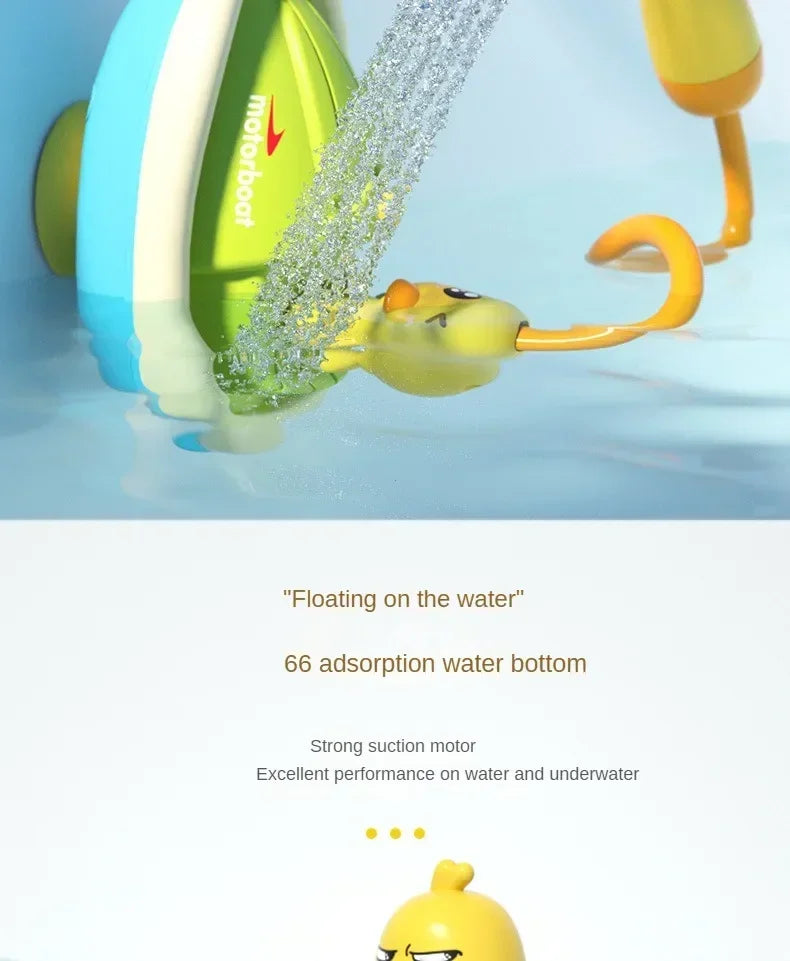 Cute Duck Electric Water Spray Bathroom Bathing Toys Baby Bath Toys Kids Bath And Shower Bathtubs Interactive Boy Girl Gifts Hot