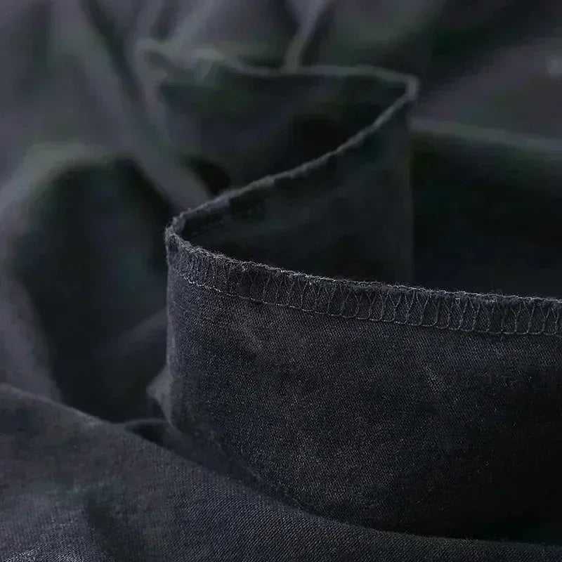 Summer New Demon Slayer Anime Tokitou Muichirou Peripheral Washed T-shirt Men and Women Loose Casual Harajuku Short Sleeved Top