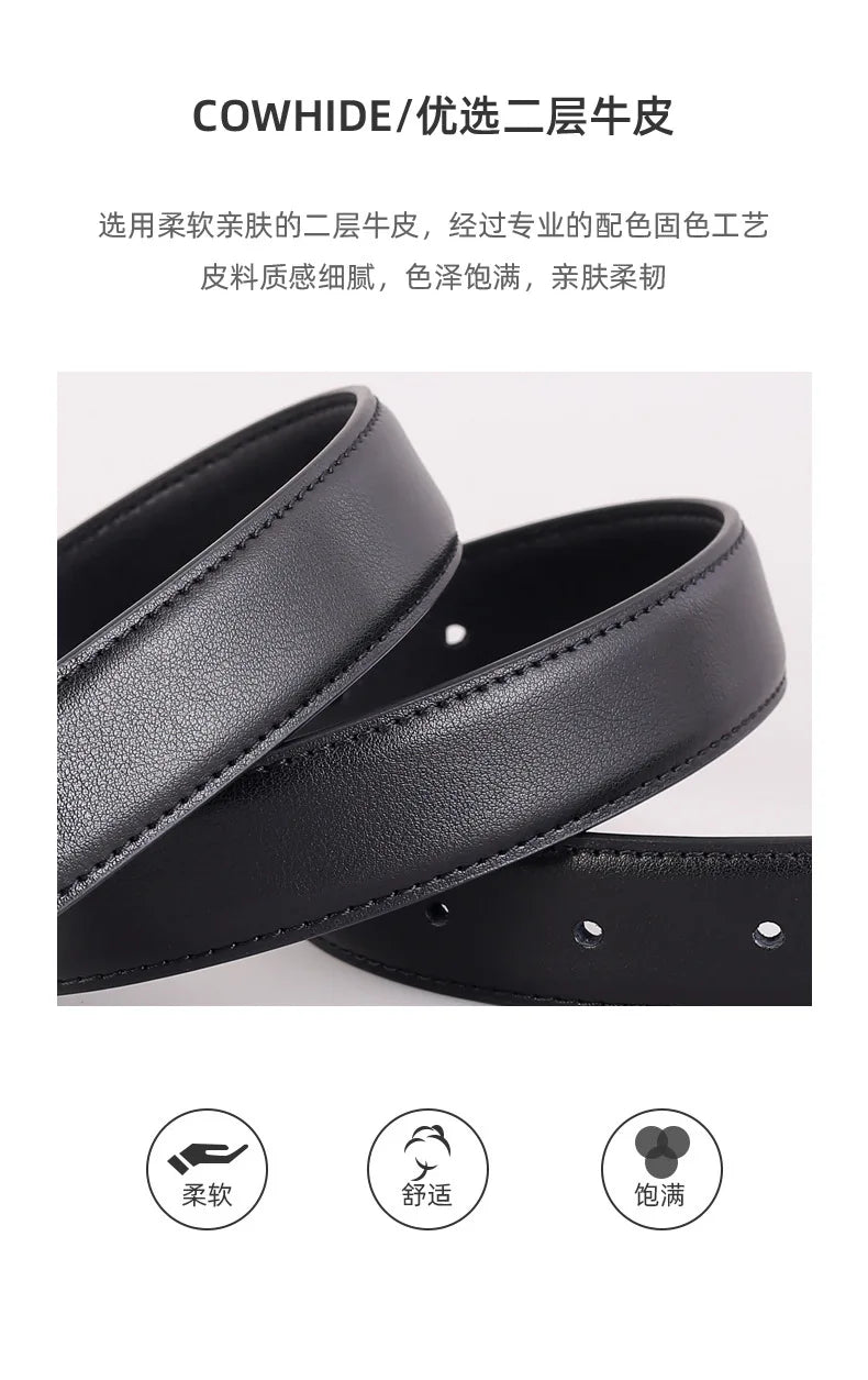 2025new arrival genuine leather small belt casualcasual thin belt horseshoe buckle easiest for matchins style pants belt