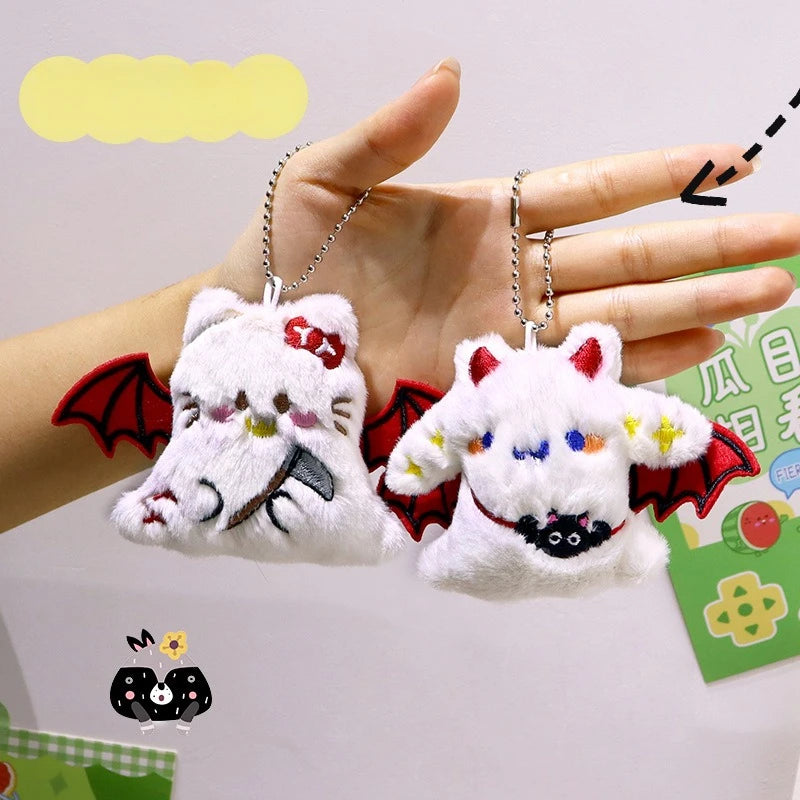 Miniso Halloween decorations Little Demon Sanrio Plush pendant Apiao style Kulomi bag hanging decoration