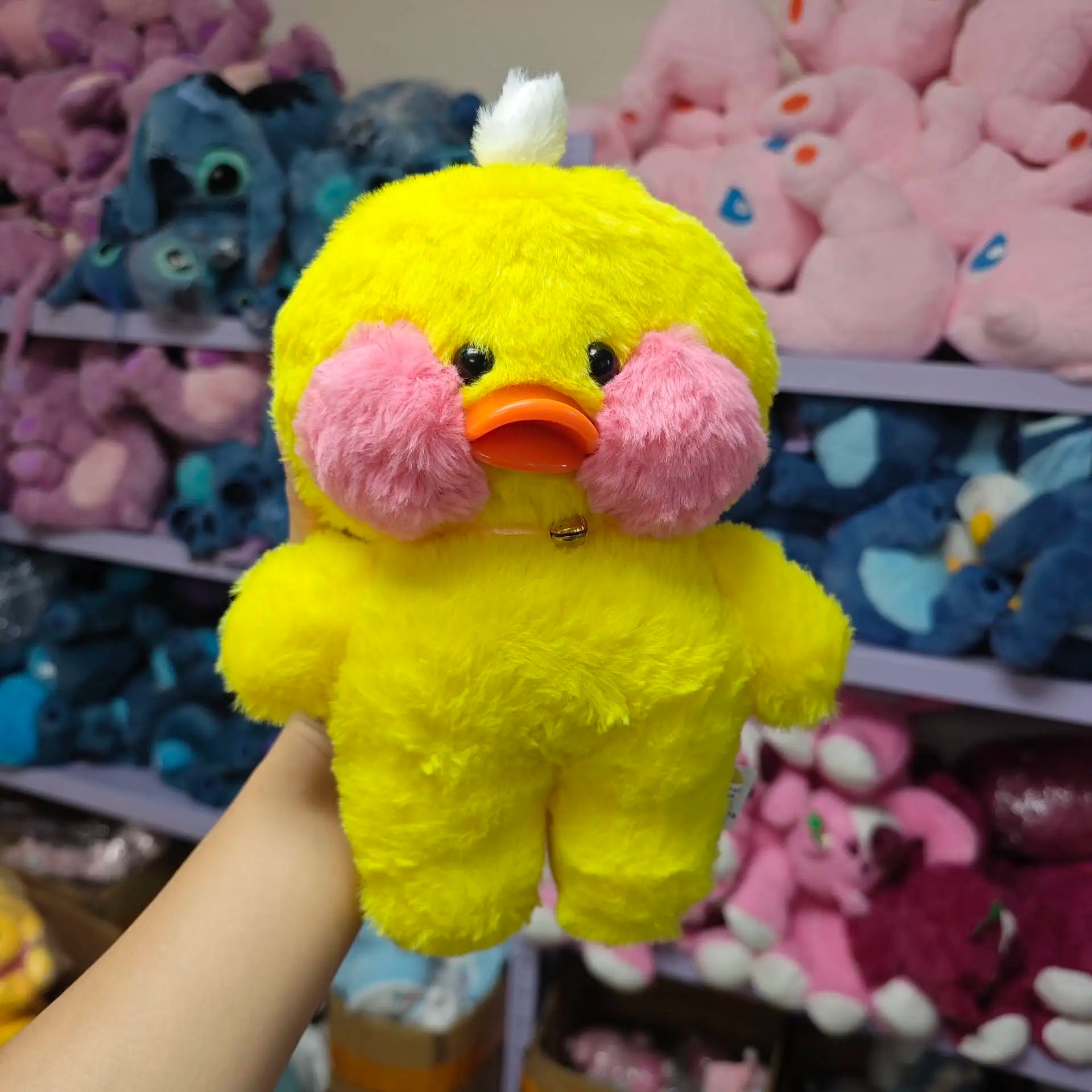 30cm Kawaii Lalafanfan Duck Plush Doll Lalafanfan Duck Plush Toy Soft Stuffed Animal Doll Room Decor Girls Birthday Xmas Gifts