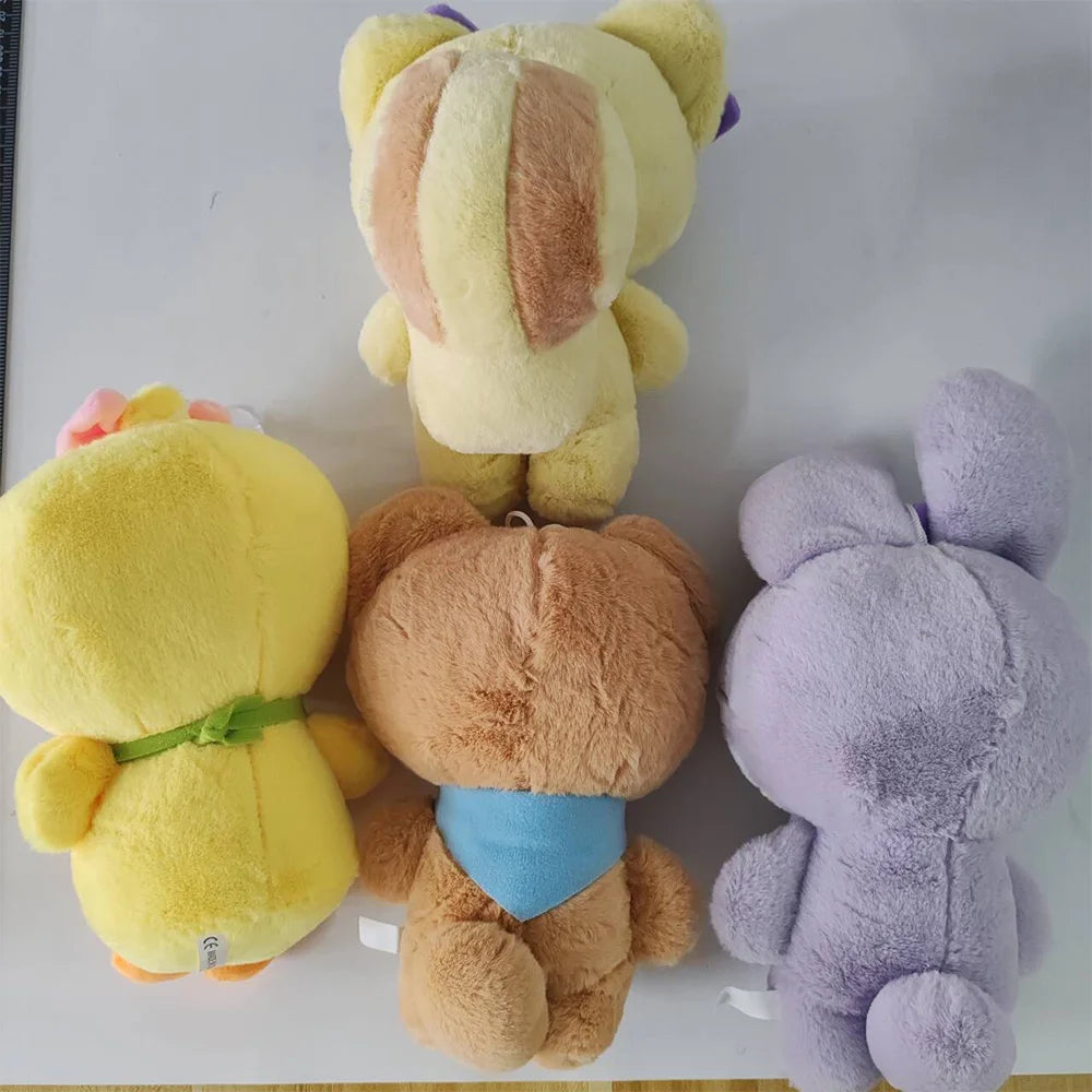 20cm kpop Pink Character Plush Doll BORN PINK World Tour Official Plushies Jennie Lisa Rose Jisoo Kawaii Stuffed Animals